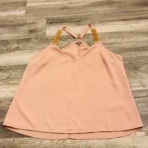 Blush Pink Racer Back Top